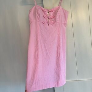 Lilly Pulitzer Pink and White Dress